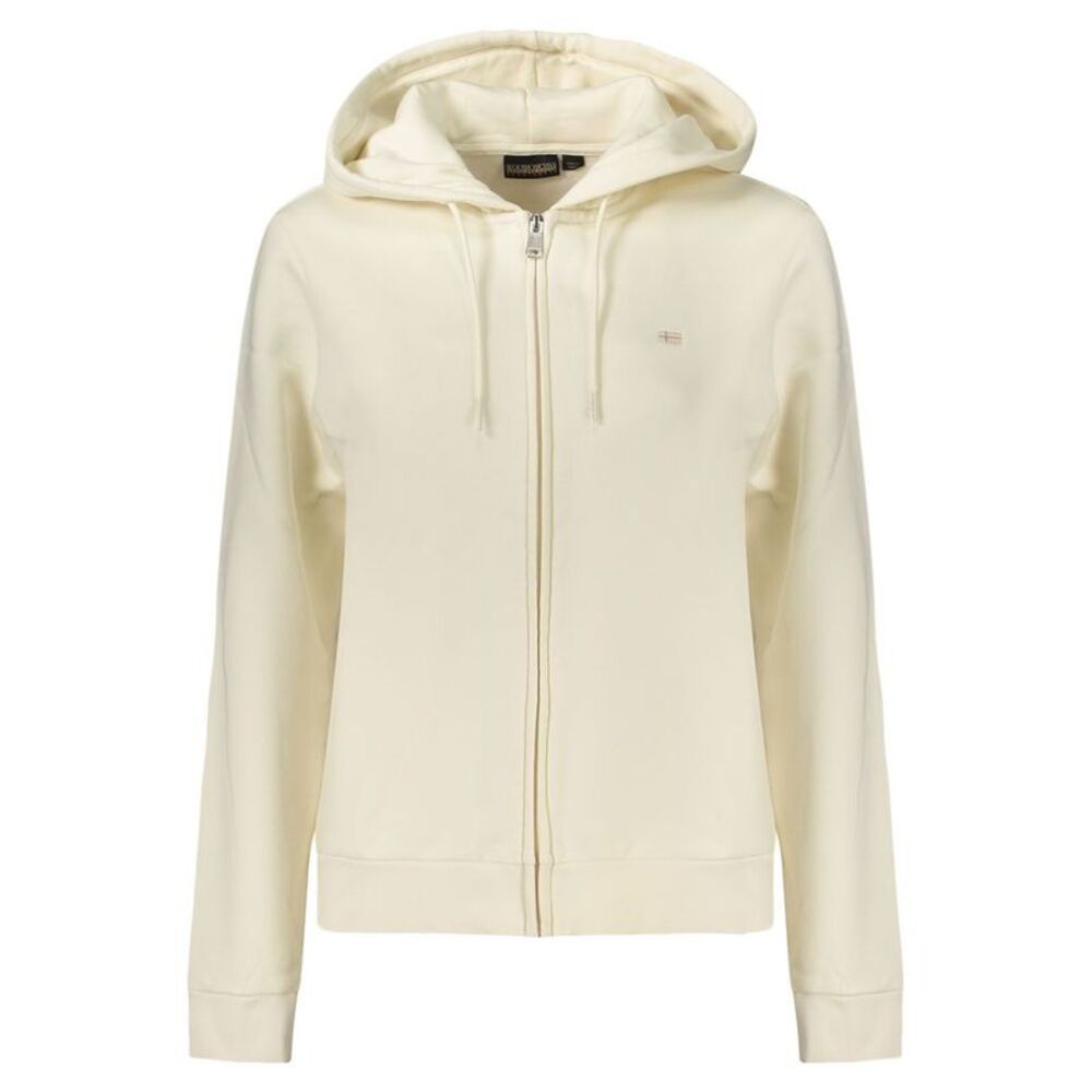 Napapijri White Cotton Women's Women's Hoodie